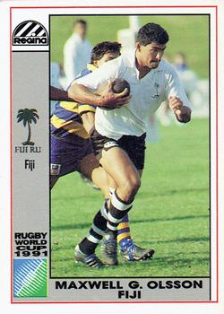 1991 Regina Rugby World Cup #150 Maxwell Olsson Front